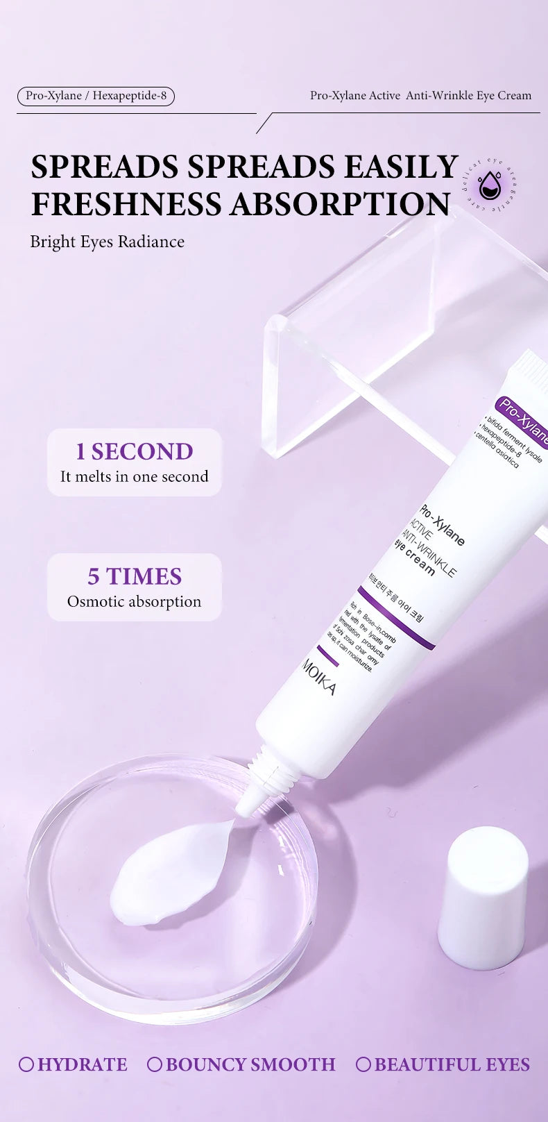 Pro-xylane Eye Cream Anti-wrinkle Anti-Puffiness Eliminate Dark Circles Firming Deep Moisturizing Eye Beauty Korean Skin Care