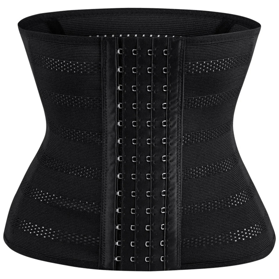Women's Underwear Mesh Breathable Waist Trainer Shapers Original Colombian Abdomen Control Girdles Woman Steel Bones Shapewear