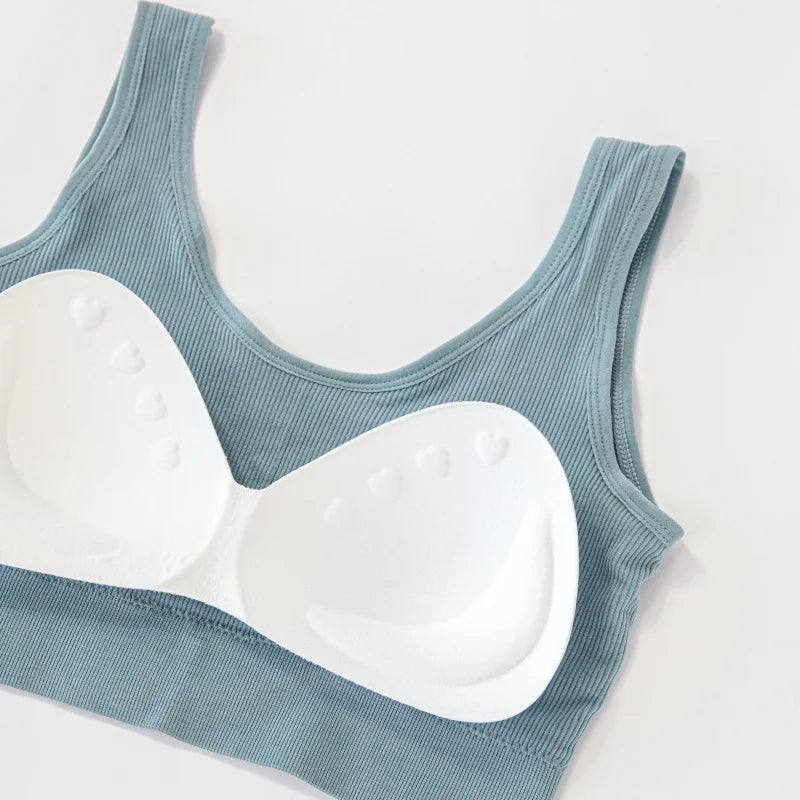 Free Shipping 3 Jcolour Solid Color Solid Sports Bra Sports Bra for Women