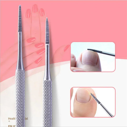 Toe Nail File Foot Nail Care Hook Ingrown Double Ended Ingrown Toe Correction Lifter File Manicure Pedicure Toenails Feet Tool
