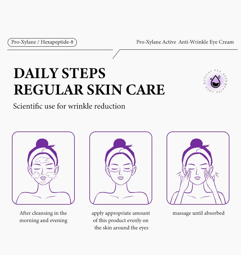 Pro-xylane Eye Cream Anti-wrinkle Anti-Puffiness Eliminate Dark Circles Firming Deep Moisturizing Eye Beauty Korean Skin Care