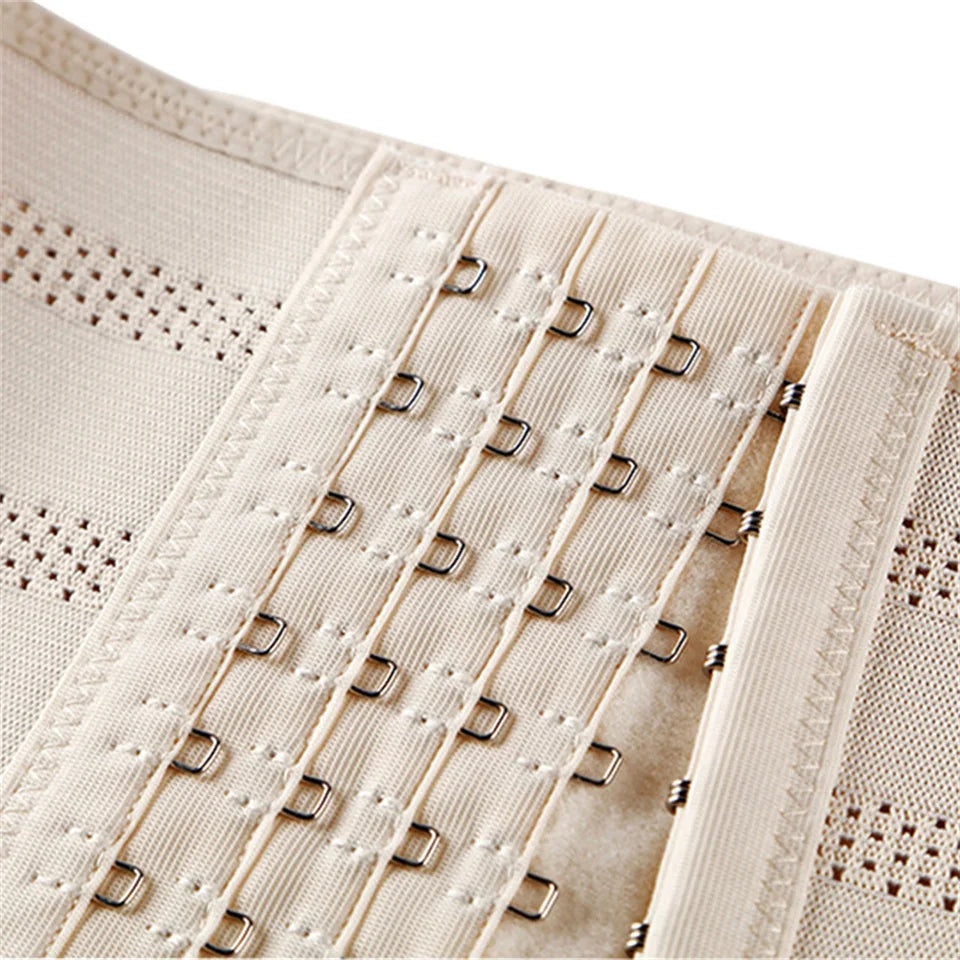 Women's Underwear Mesh Breathable Waist Trainer Shapers Original Colombian Abdomen Control Girdles Woman Steel Bones Shapewear